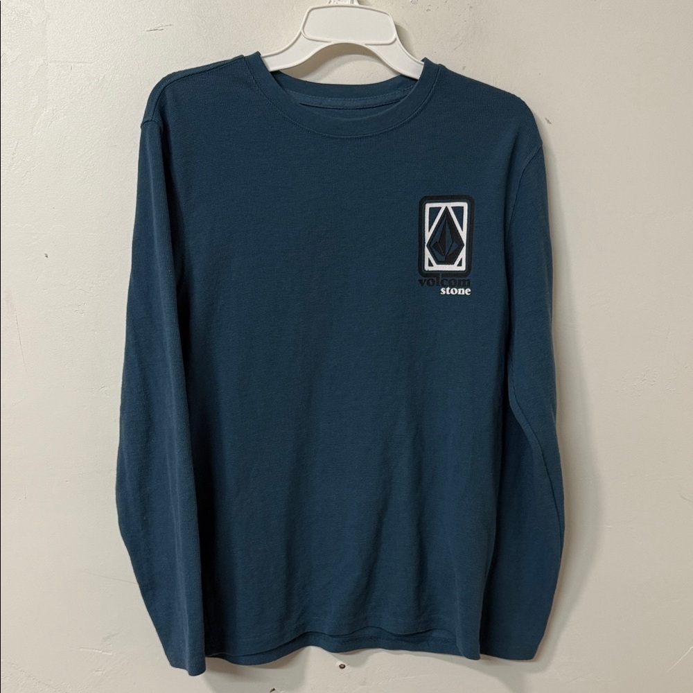 Volcom Men's Teal Long Sleeve Tee